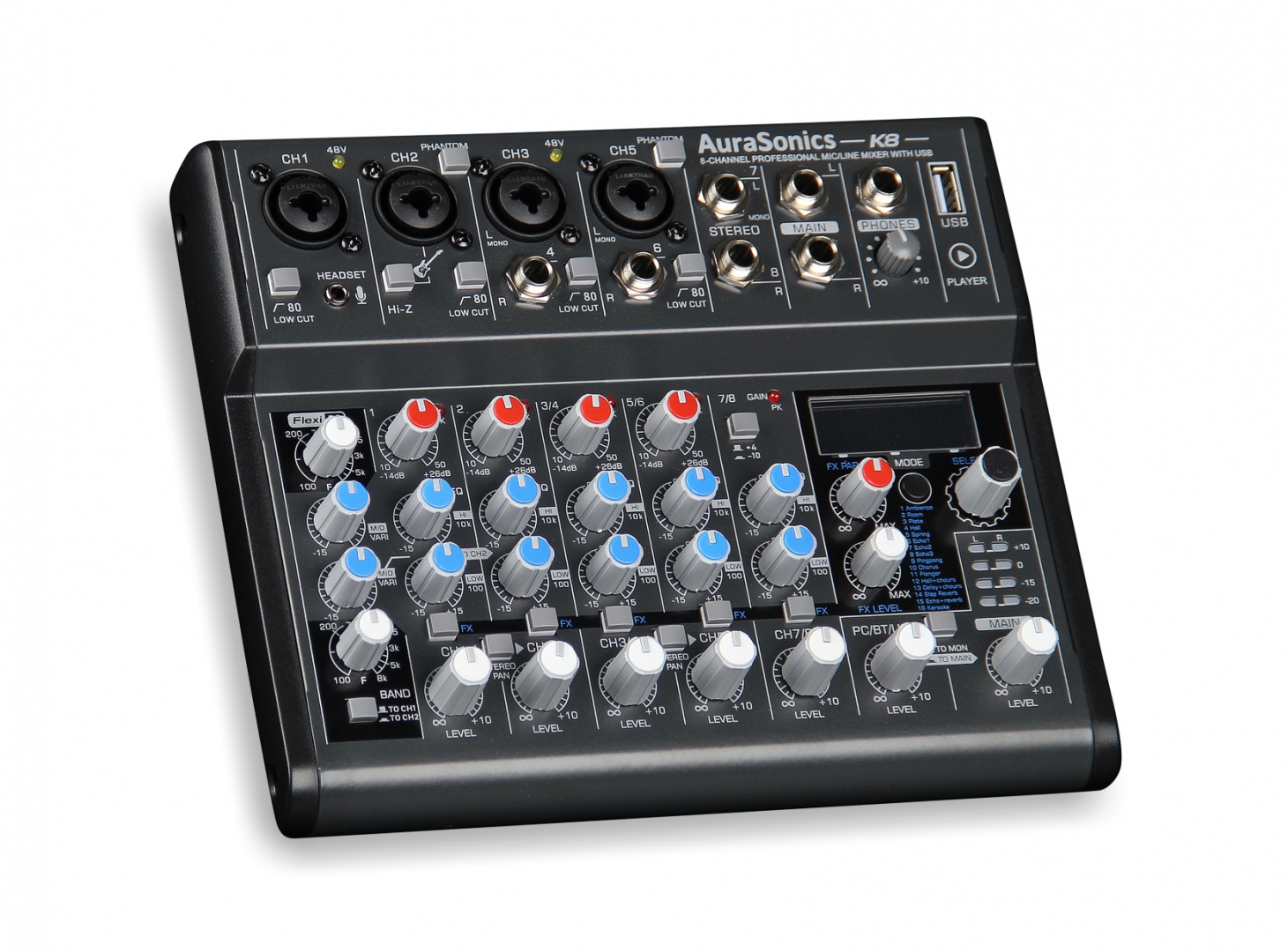 AuraSonics K8 компактный микшерный пульт в Советске