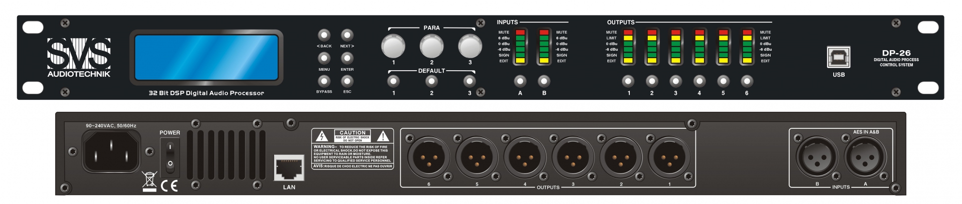 SVS Audiotechnik DP-26 Цифровой процессор: 2 входа 6 выходов в Советске