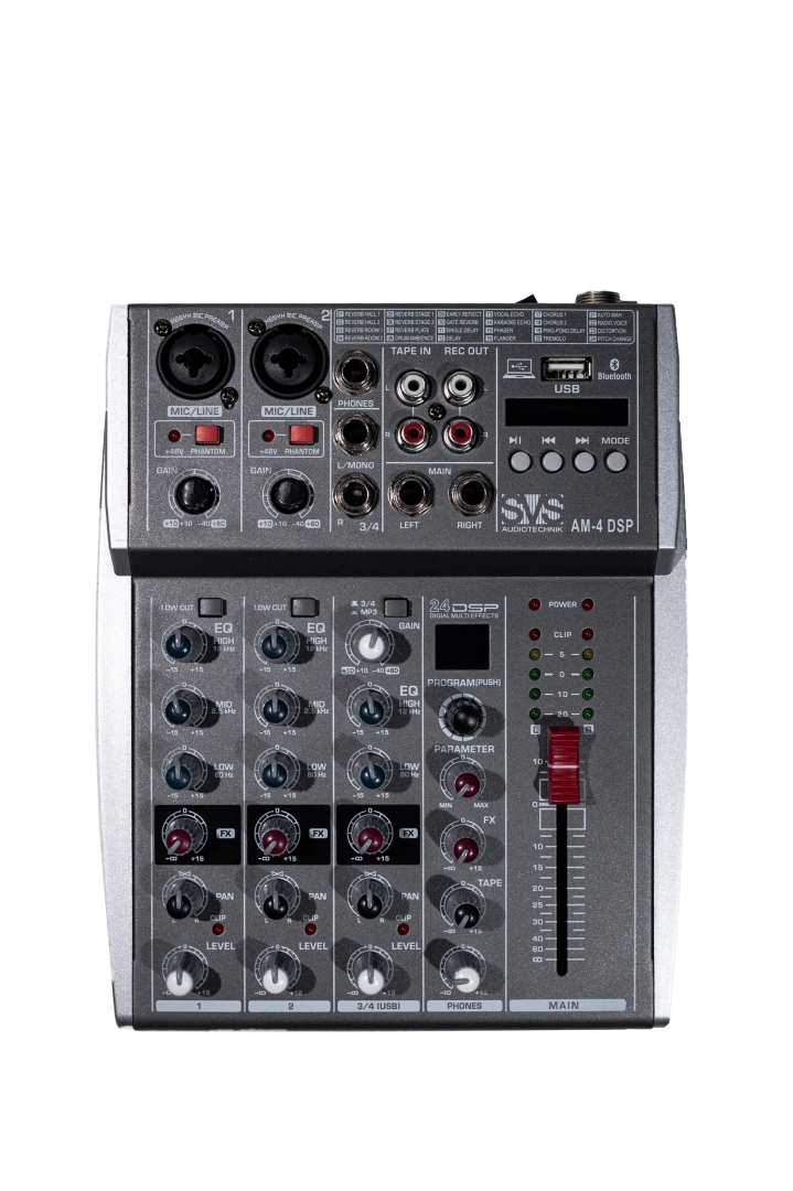 SVS Audiotechnik mixers AM-4 DSP Аналоговый микшерный пульт, 4-канала в Советске