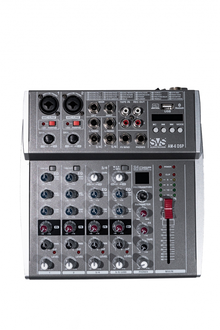 SVS Audiotechnik mixers AM-6 DSP Микшерный пульт аналоговый, 6-канальный SVS Audiotechnik mixers в Советске