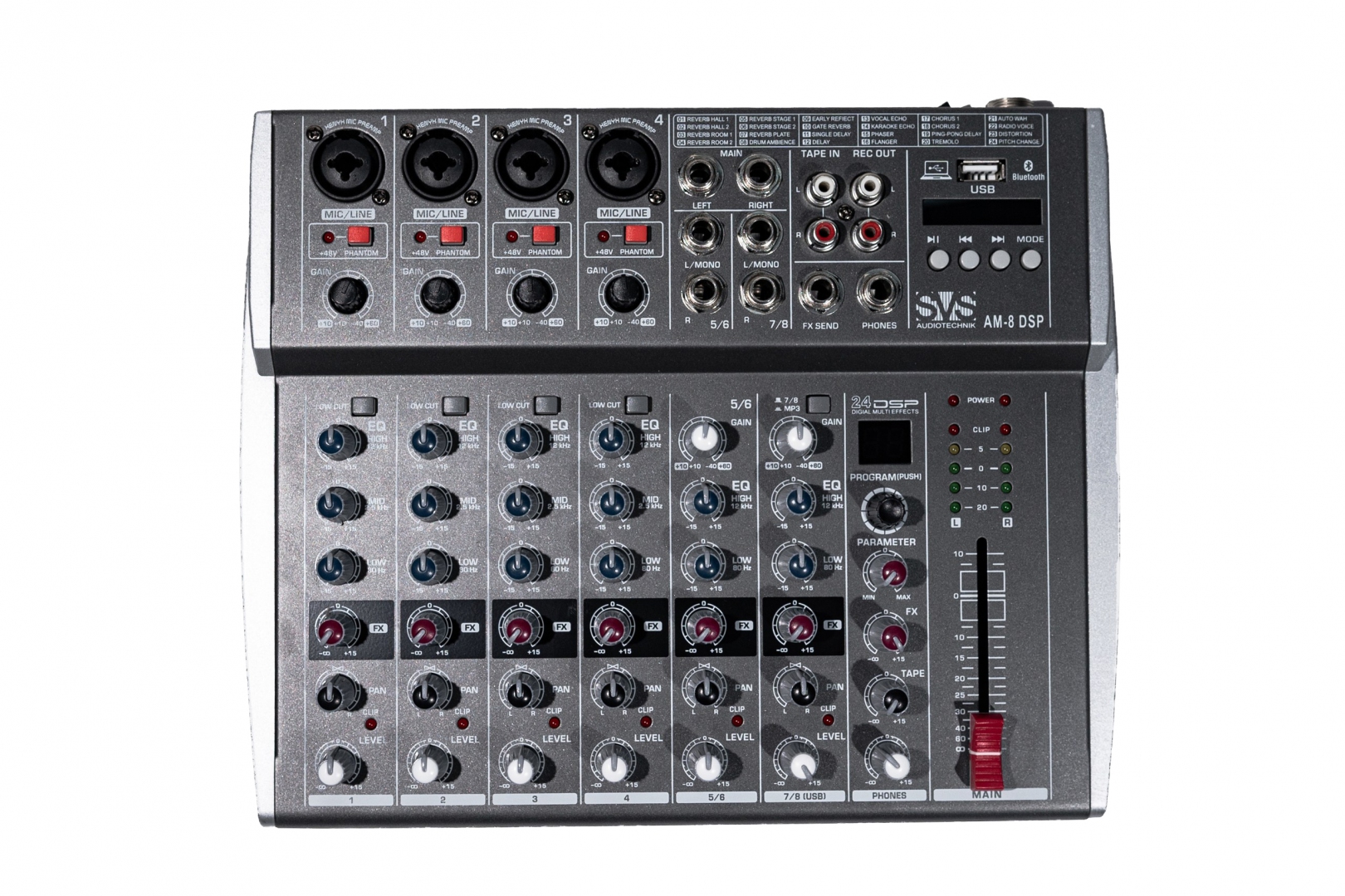 SVS Audiotechnik mixers AM-8 DSP Микшерный пульт аналоговый, 8-канальный в Советске